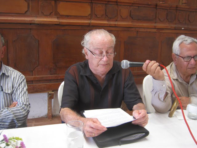 Dr. Rodolfo Sandino Arguello, reconocio meritos de Fernando Lopez y brindo conferencia magistral sobre la patricia Josefa Chamorro